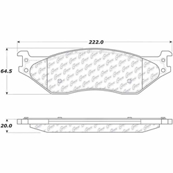 D777 Severe Duty Disc Brake Pads: Front and Rear - Ford Pickup, Van