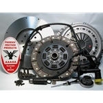 05-124CK.4C Stage 4 Heavy Duty Ceramic Solid Flywheel Conversion Clutch Kit: Dodge Ram 2500, 3500, 4500, and 5500 G56 6 Speed Transmission - 13 in.