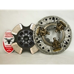 107350-1 New Spicer Style 14 in. (350mm) Angle Ring 500 lbs.ft. Hino Clutch Set: 1-3/4 in. Spline 4 Ceramic Super Button